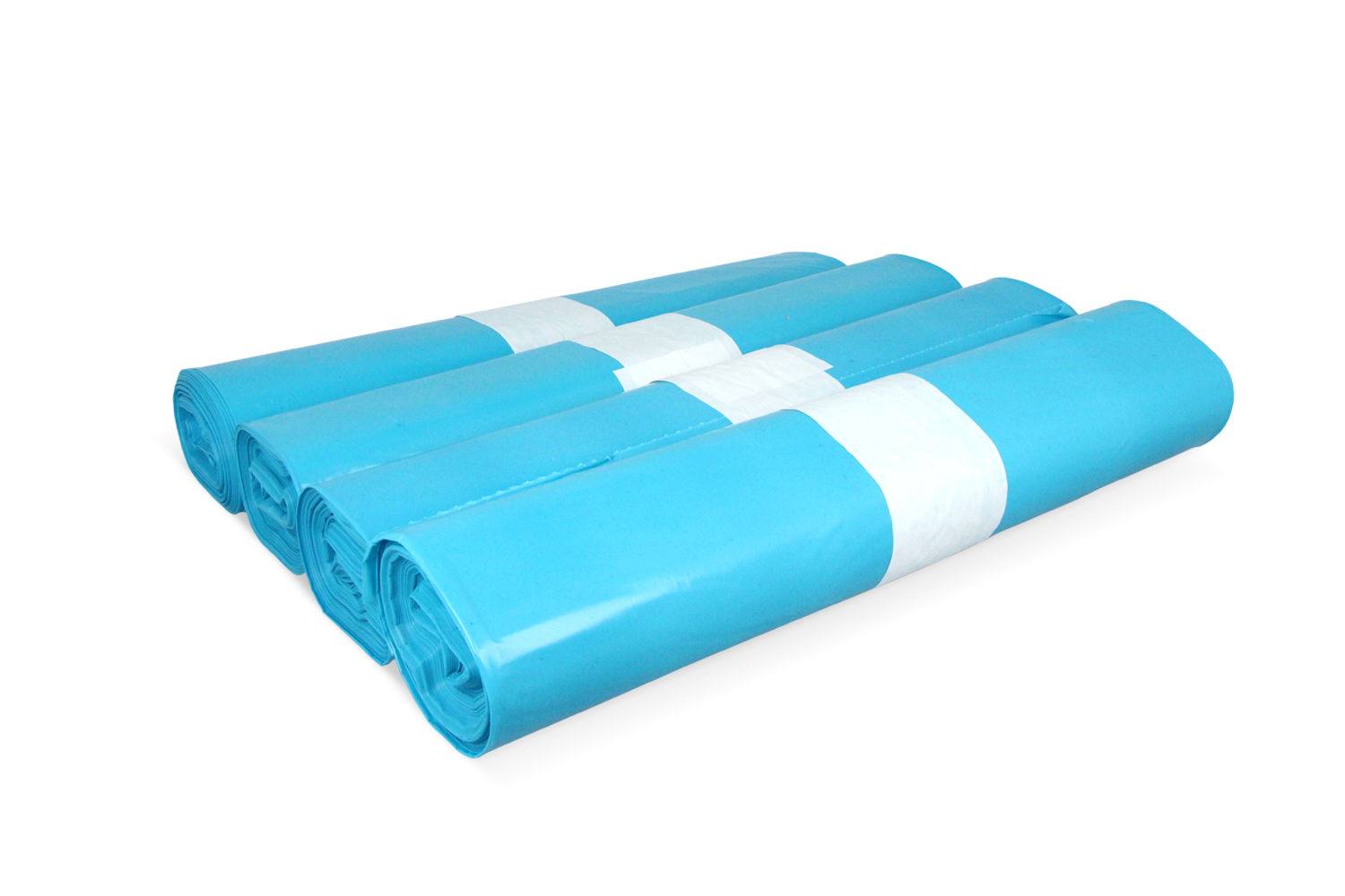 Vuilniszakken 120 liter 70x110cm 10 rollen met 20 zakken blauw T70 (licht)