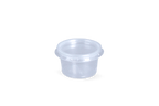 takeaware.nl Saus- en amusebakjes Deksel rond bakje 30cc Ø46mm Transparant