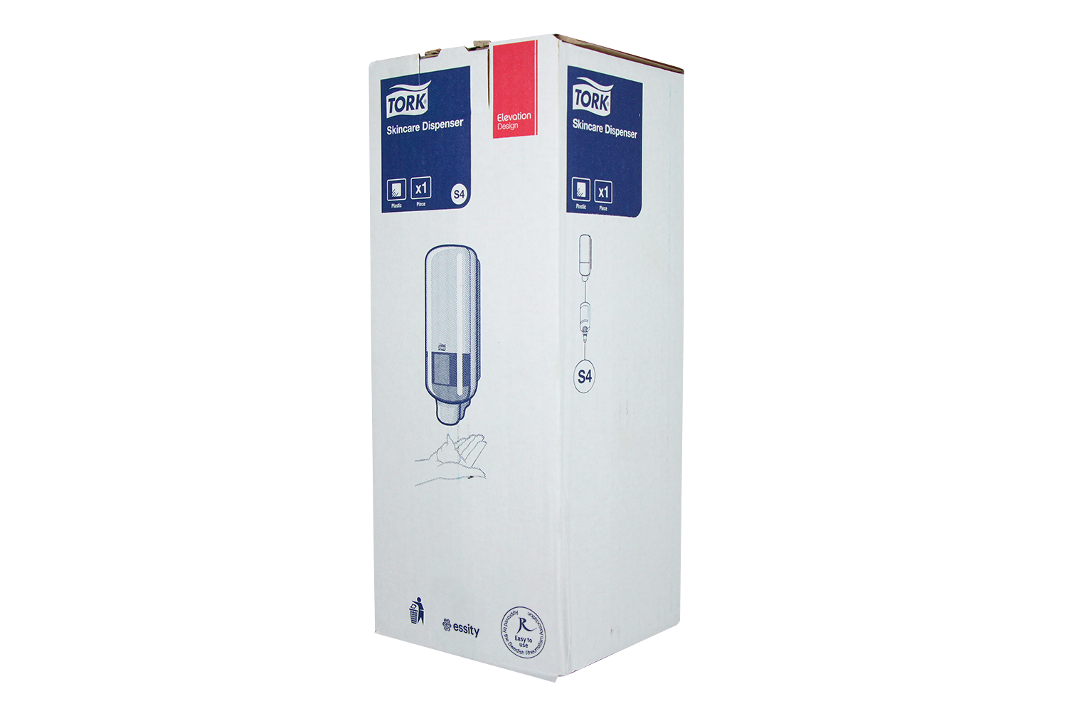 takeaware.nl Zeep Tork Dispenser voor schuim zeep Zwart S4 (561508)