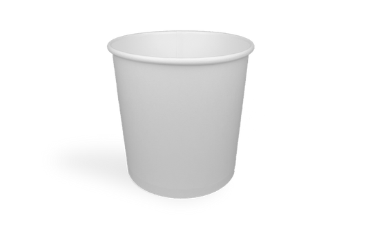 Soup cup 750ml Ø118mm 26oz cardboard white