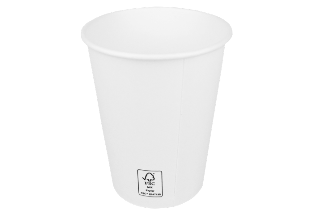 Coffee cup 150cc 6oz Ø70mm cardboard white FSC®Mix