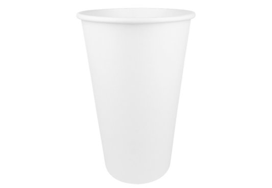 Coffee cup 450cc 16oz Ø90mm cardboard white