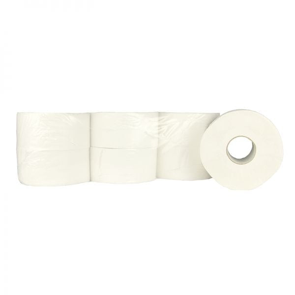 Toiletpapier Mini Jumbo 180m 2 laags hoogwit T2